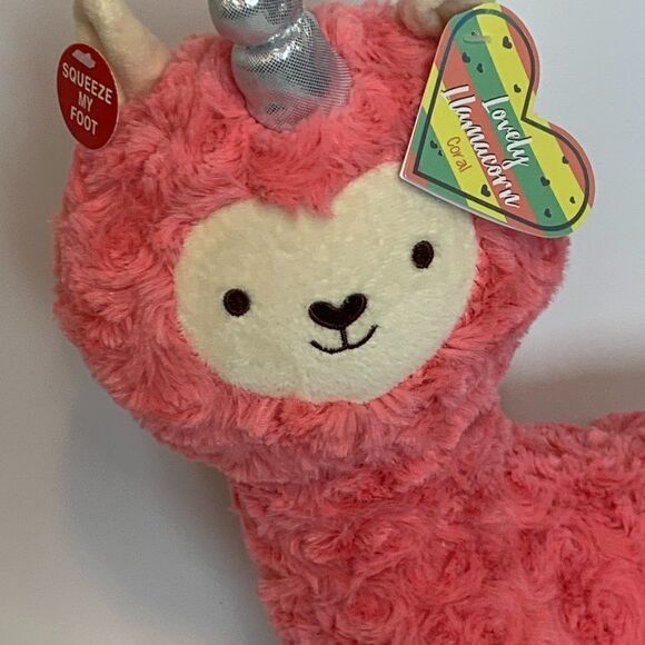 Cuddle Barn Coral Lovely Musical Llamaunicorn - Picture 5 of 8